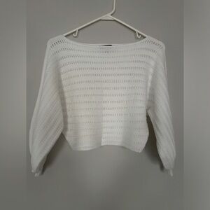 Paper Heart White sweater